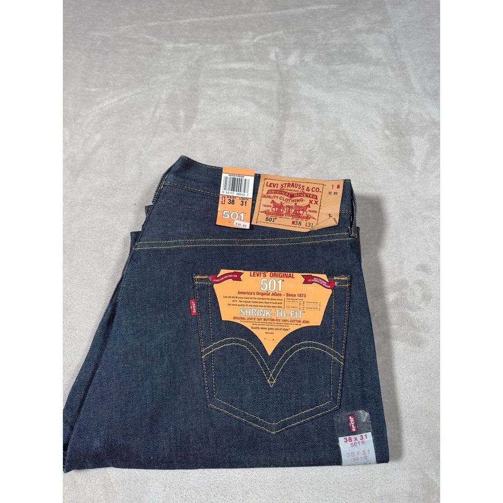 Levis 501xx Jeans Size 38x31 STF DEADSTOCK 2008